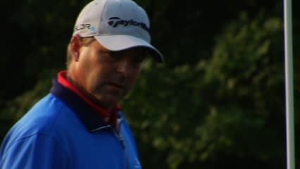Dicky Pride gets up and down for par on No. 1 at RBC Canadian