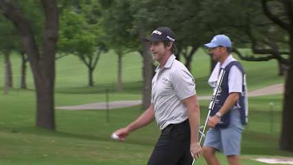 Mark Hensby sinks eagle putt at Invited Classic