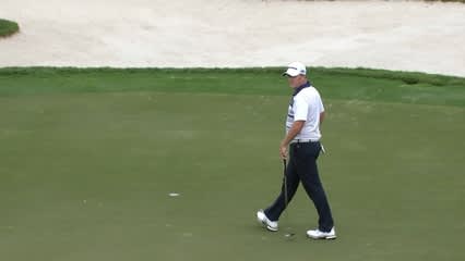 Marcus Fraser holes back-to-back birdies at Cadillac Championship