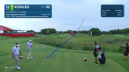 Ben Kohles sinks 22-foot birdie putt on No. 13 at 3M Open