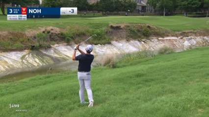 Seung-Yul Noh escapes rough to yield birdie at CJ CUP Byron Nelson