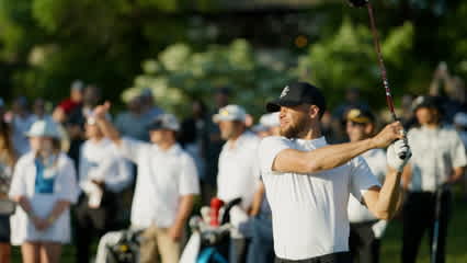 Sights and sounds from Jordan Spieth’s practice round with Stephen Curry
