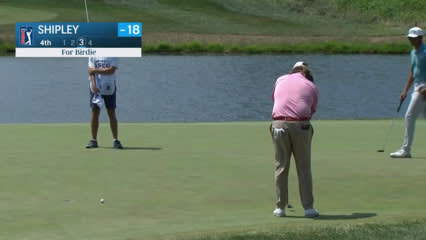 Neal Shipley makes birdie putt at ISCO Championship