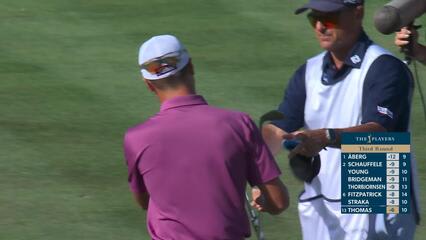 Justin Thomas drains 4-foot birdie putt on No. 11 at THE PLAYERS