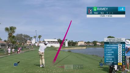 Chad Ramey hits 164-yard tee shot to 8 feet, sets up birdie on No. 15 at Cognizant Classic