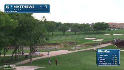 Brandon Matthews makes birdie on No. 14 at THE CJ CUP