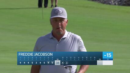 Freddie Jacobson makes birdie on No. 11 at Mitsubishi Electric Championship at Hualalai