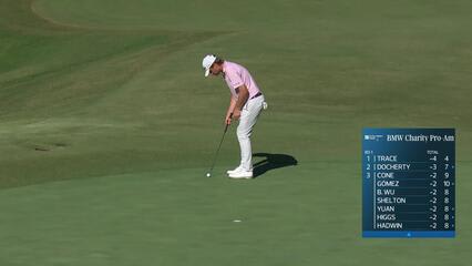 Austin Hitt makes birdie on No. 18 at BMW Charity Pro-Am
