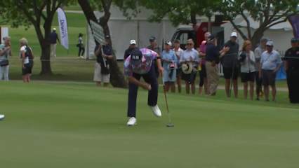 Gene Sauers makes birdie on No. 10 at ClubCorp Classic