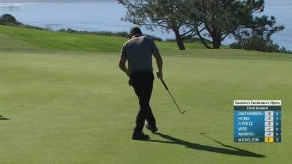 Phil Mickelson's nice iron approach sets up birdie at Farmers
