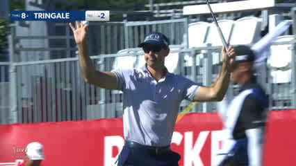 Cameron Tringale makes two-putt birdie at Rocket Mortgage