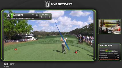 Alex Noren hits 229-yard drive to 6 feet, sets up birdie on No. 2 at Arnold Palmer