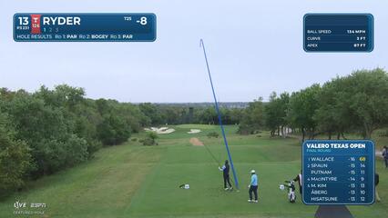 Sam Ryder makes birdie on No. 13 at Valero