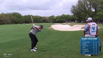 Sepp Straka hits 129-yard approach to 5 feet, sets up birdie on No. 5 at Valero