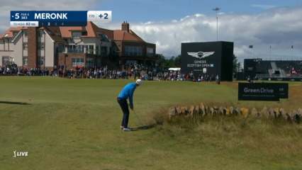 Adrian Meronk's second leads to birdie at Genesis Scottish Open