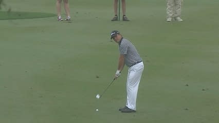 Nicholas Thompson’s approach to 10 feet yields birdie at Honda