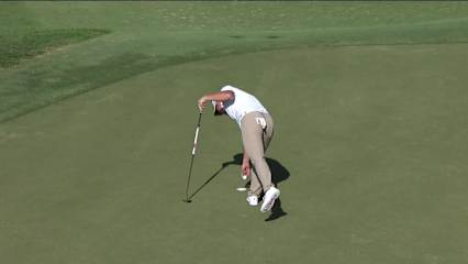 Danny Lee makes birdie on No. 18 at Sony Open