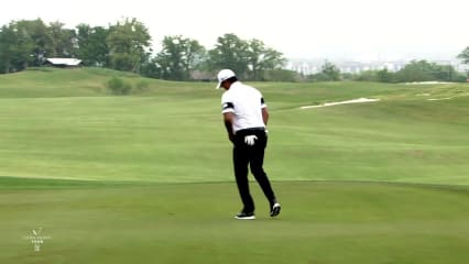 Seonghyeon Kim drains birdie putt at Veritex Bank Championship