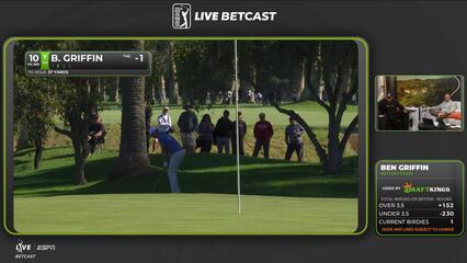 Ben Griffin pours in 21-foot birdie putt on No. 10 at The Genesis