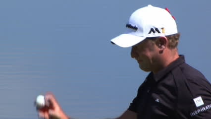 Jamie Donaldson makes tap in birdie putt at Travelers