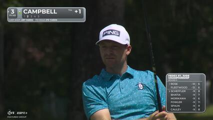 Brian Campbell makes birdie on No. 3 at FedEx St. Jude