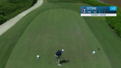 Brandon Stone hits tee shot to 10 feet, sets up birdie on No. 17 at Corales Puntacana