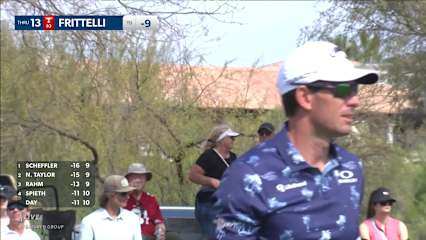 Dylan Frittelli rolls in birdie at WM Phoenix Open