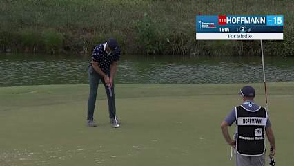 Morgan Hoffmann dials in tee shot to yield birdie at Simmons Bank Open