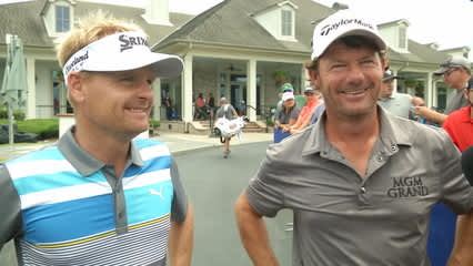 Soren Kjeldsen & Alex Cejka interview after Round 2 of Zurich