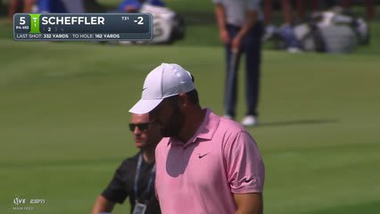 Scottie Scheffler's 162-yard approach sets up birdie on No. 5 at BMW Championship