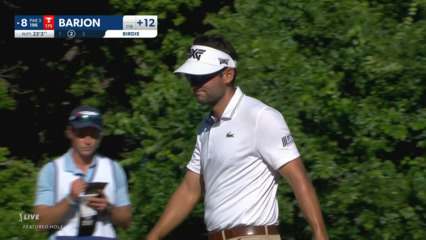 Paul Barjon holes 23-footer for birdie at Charles Schwab