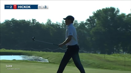 Kramer Hickok's flop shot leads to birdie at John Deere