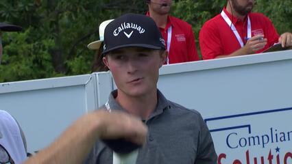 Blades Brown makes birdie on No. 17 at Compliance Solutions