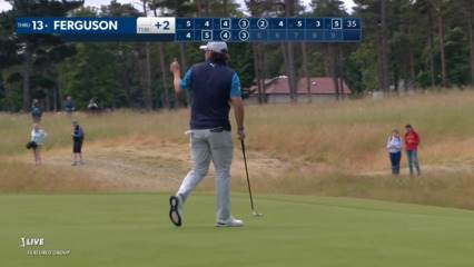Ewen Ferguson cards back-to-back birdies on No. 4 at Genesis Scottish Open