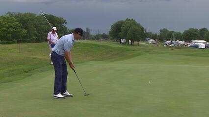 Zach Johnson makes birdie on No. 10 at Principal Charity Classic