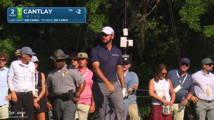 Patrick Cantlay gets up-and-down from 87 feet for birdie on No. 2 at RBC Heritage