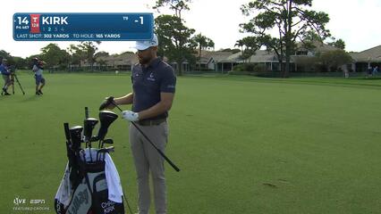 Chris Kirk hits 169-yard approach to 15 feet, sets up birdie on No. 14 at Cognizant Classic