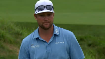 Trey Mullinax takes one-stroke lead into Sunday at Korn Ferry Tour Championship