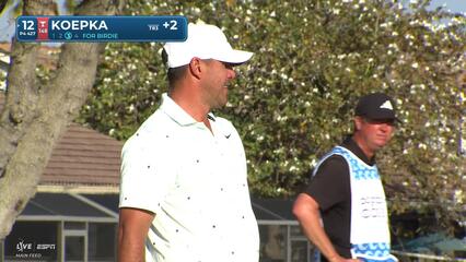 Brooks Koepka pours in 33-foot birdie putt on No. 12 at Cognizant Classic