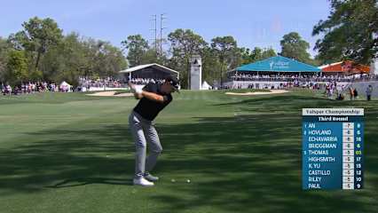 Jeremy Paul uses nice approach to set up birdie at Valspar