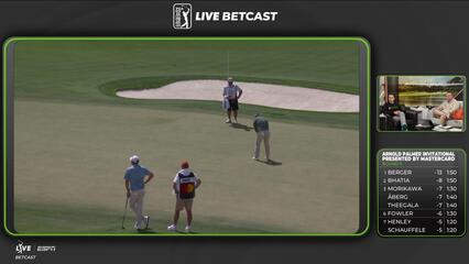 Ryo Hisatsune sinks 19-foot birdie putt on No. 2 at Arnold Palmer