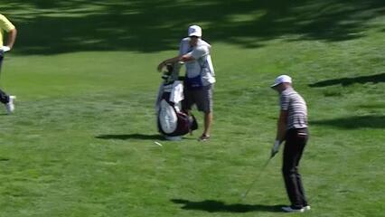 D.J. Trahan gets up-and-down for birdie at Barracuda Championship