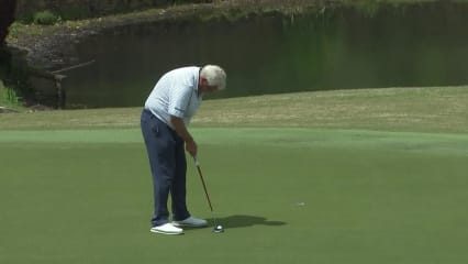 Colin Montgomerie makes short birdie putt at Mitsubishi Electric Classic
