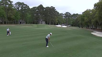 Dylan Menante makes birdie on No. 15 at Club Car Championship