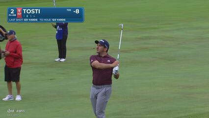 Alejandro Tosti gets up-and-down from 124 yards for birdie on No. 2 at RBC Canadian