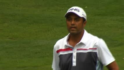 Arjun Atwal hits it close for birdie at Wyndham