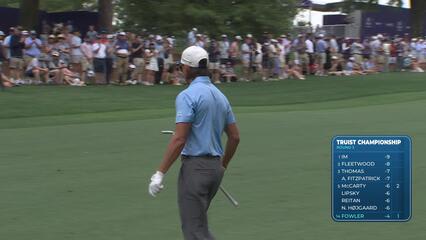 Rickie Fowler gets up-and-down from 142 yards for birdie on No. 2 at Truist Championship