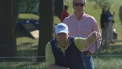 John Rollins birdies No. 8 at Sanderson Farms