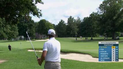 Lucas Glover's 96-yard approach sets up birdie on No. 10 at ISCO Championship