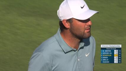 Scottie Scheffler taps in for closing birdie at at Procore